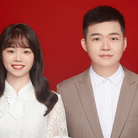 结婚登记照样片