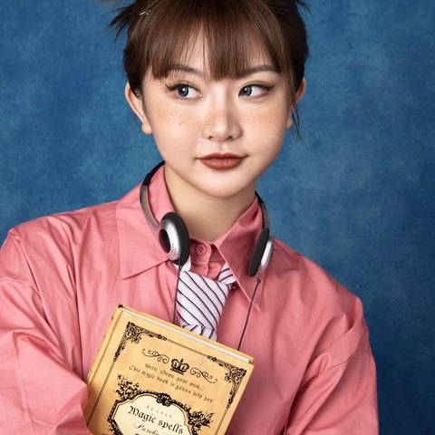 单人 美式证件照样片