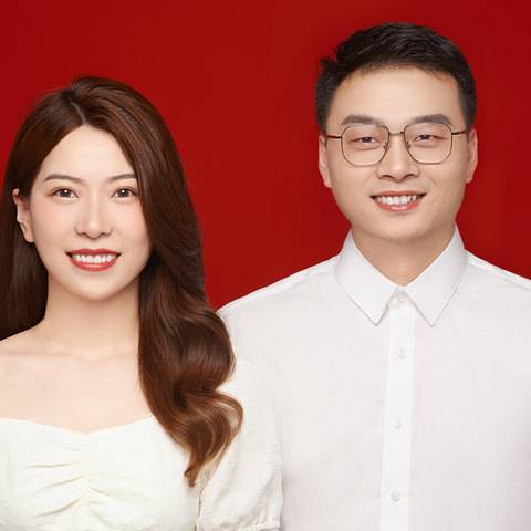 结婚登记照样片