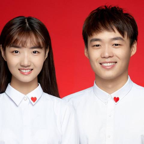 结婚登记照样片