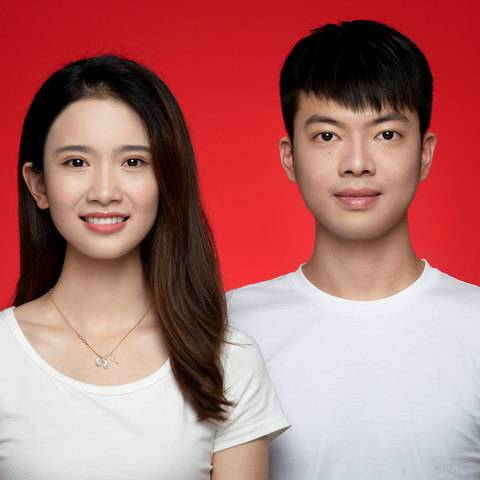 结婚登记照样片